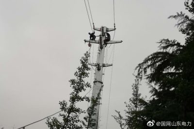 改造主干線為鄉村電網架設雙電源