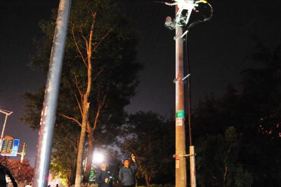 國(guó)網(wǎng)沂源縣供電公司夏夜消缺忙 客戶(hù)用電有保障