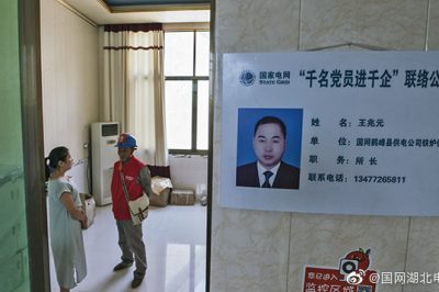 鶴峰縣供電公司黨員服務隊到鶴峰縣某茶葉有限公司完善溝通協調機制