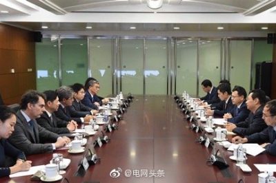 國家電網董事長會見桑坦德集團首席執行官：進一步深化合作 服務“一帶一路”建設