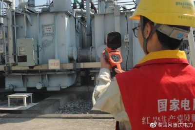 巫溪供電公司在巫溪變電站開展節前特巡工作