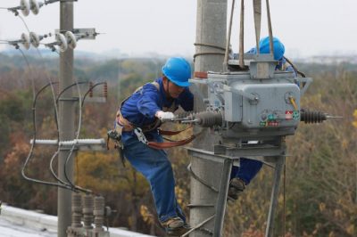 金壇供電舉辦配電搶修安裝職業技能比賽