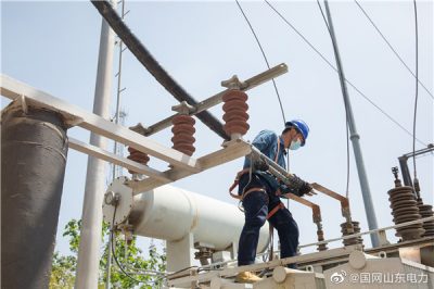 35千伏過西變電站升級改造工程現場