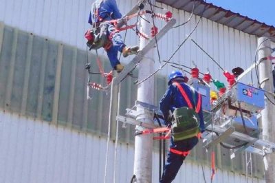 兩條10千伏線路之間切改負荷作業