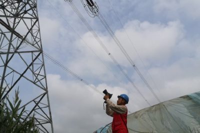 500千伏東三線三跨區段進行了紅外測溫工作